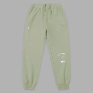 Paper Planes By Jay Z Sage Green Men's Fleece Jogger Sweatpants Streetwear L